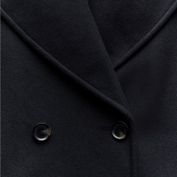 Zara soft double breasted cropped co - Picture 7 of 16